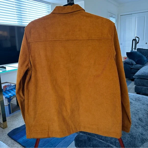 Dickie's Higginson Jacket in Burnt Orange Rust Chorduroy - Picture 8 of 15